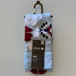 NWT Stance Dress “Floral Spice” crew socks.